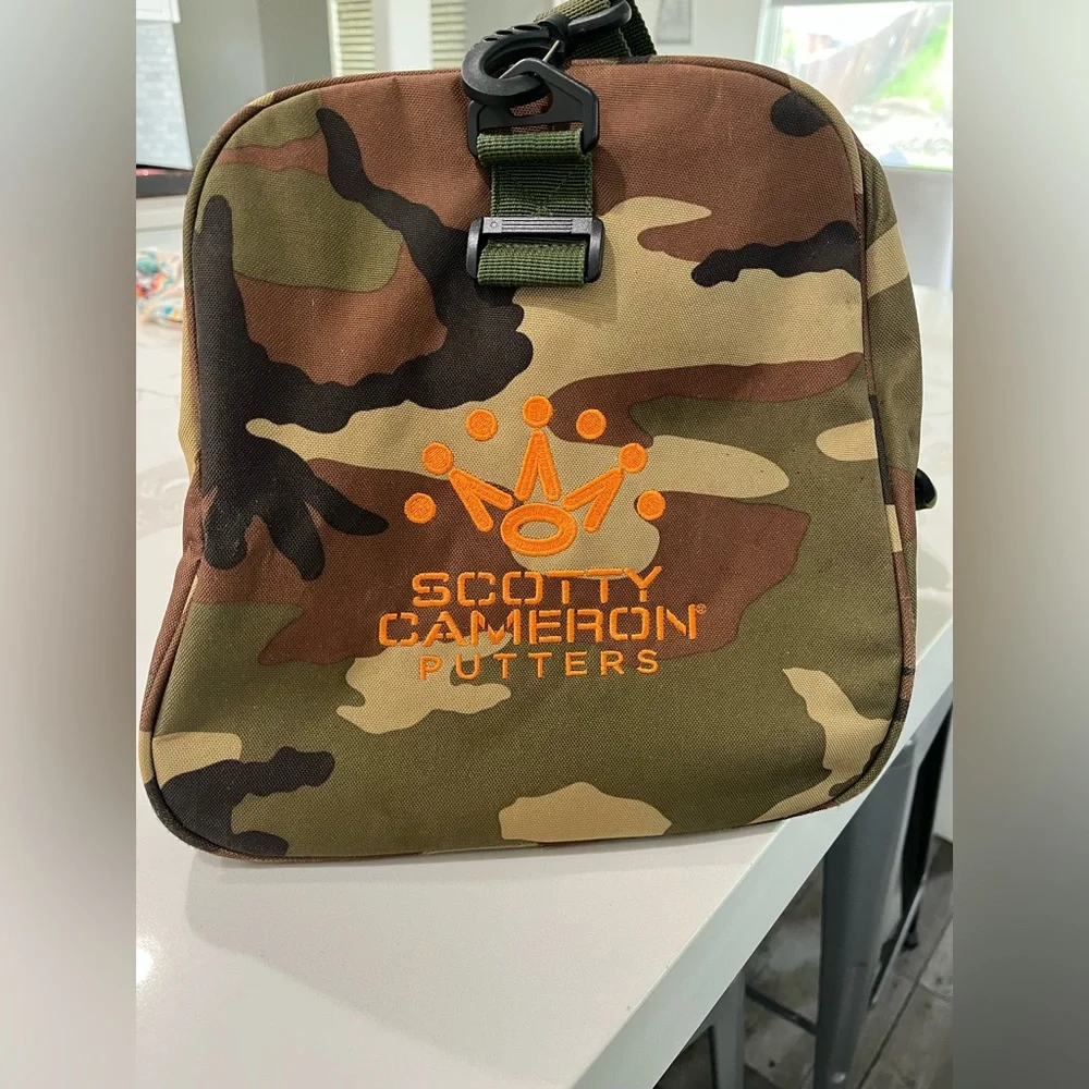 Scotty Cameron Club Membership Peter Millar Camo Duffle Bag with Shoe Pocket